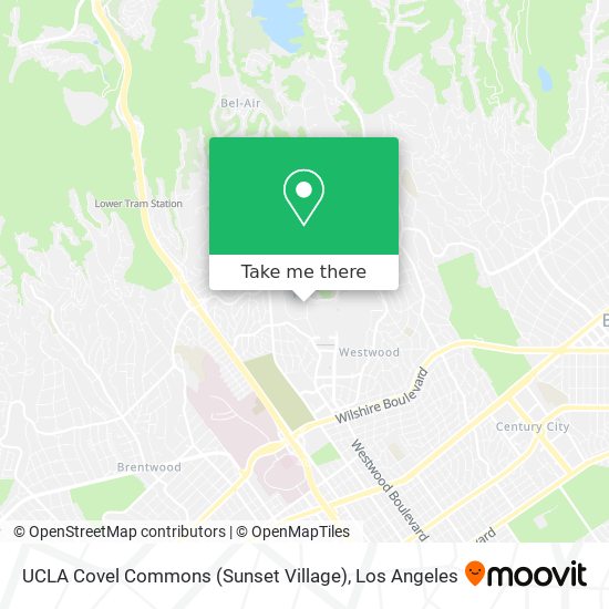 UCLA Covel Commons (Sunset Village) map