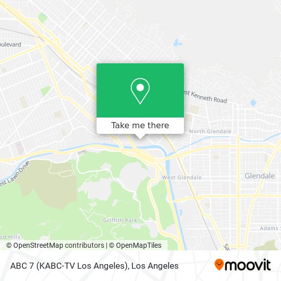 Mapa de ABC 7 (KABC-TV Los Angeles)
