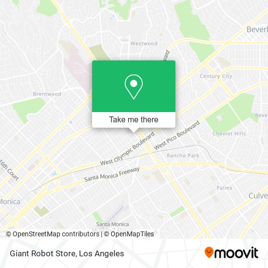 Mapa de Giant Robot Store