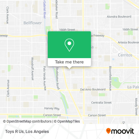 Toys R Us map