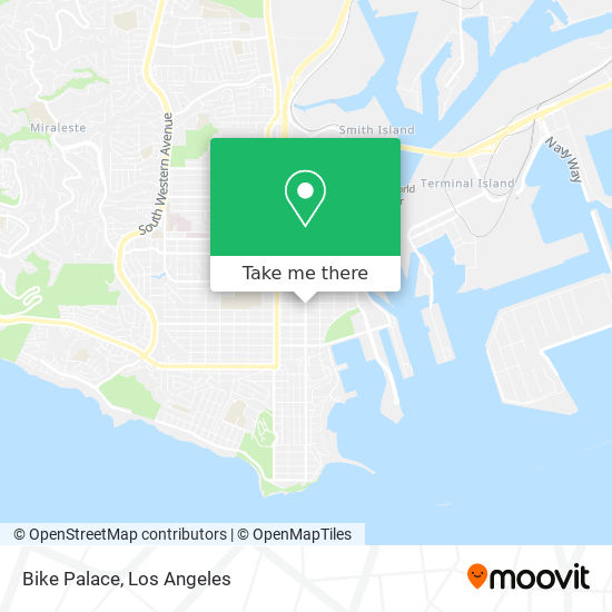 Bike Palace map