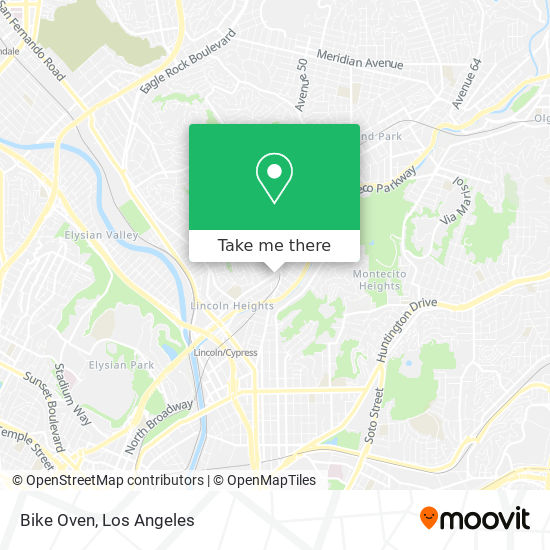 Mapa de Bike Oven
