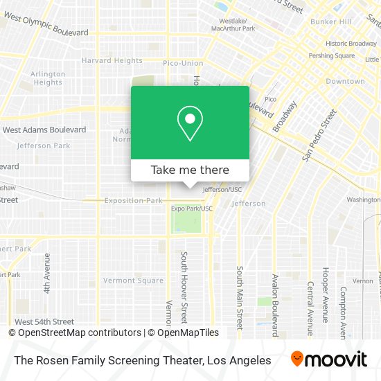 Mapa de The Rosen Family Screening Theater