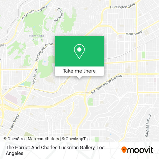 Mapa de The Harriet And Charles Luckman Gallery