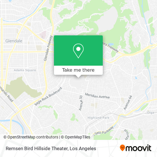 Remsen Bird Hillside Theater map