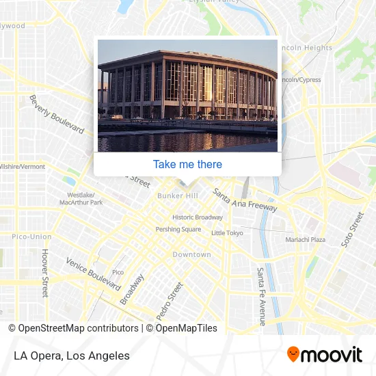 LA Opera map