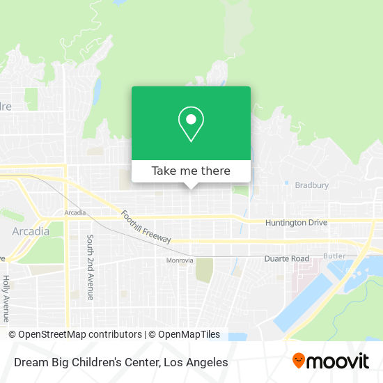 Dream Big Children's Center map