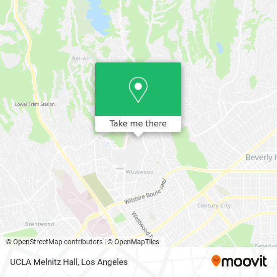 UCLA Melnitz Hall map