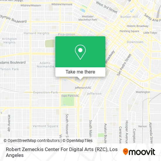 Robert Zemeckis Center For Digital Arts (RZC) map