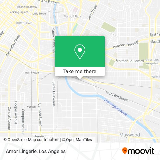 Amor Lingerie map