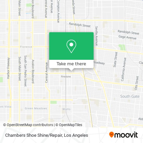 Chambers Shoe Shine/Repair map