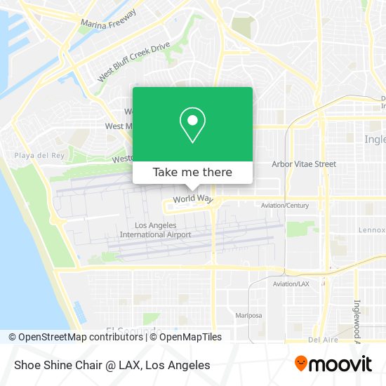 Mapa de Shoe Shine Chair @ LAX