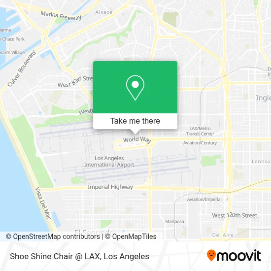 Shoe Shine Chair @ LAX map
