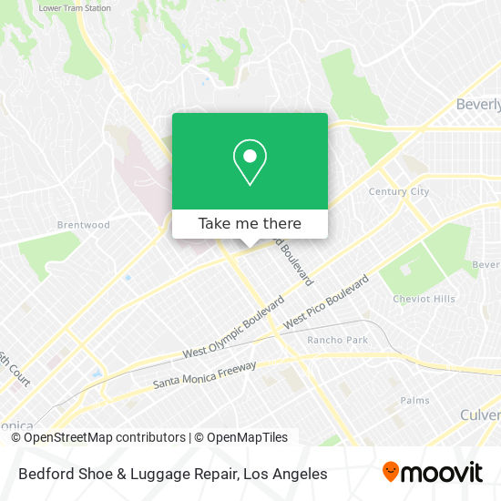 Mapa de Bedford Shoe & Luggage Repair