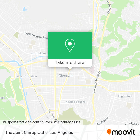 The Joint Chiropractic map