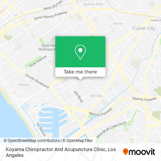 Koyama Chiropractor And Acupuncture Clinic map