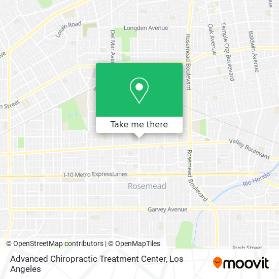 Advanced Chiropractic Treatment Center map