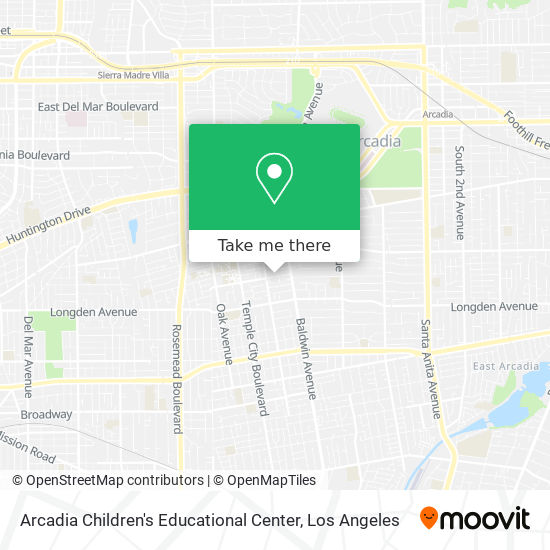 Arcadia Children's Educational Center map