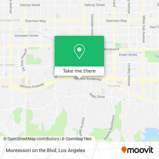 Montessori on the Blvd map