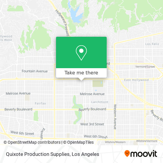 Quixote Production Supplies map