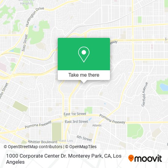 Mapa de 1000 Corporate Center Dr. Monterey Park, CA