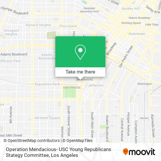 Mapa de Operation Mendacious- USC Young Republicans Stategy Committee