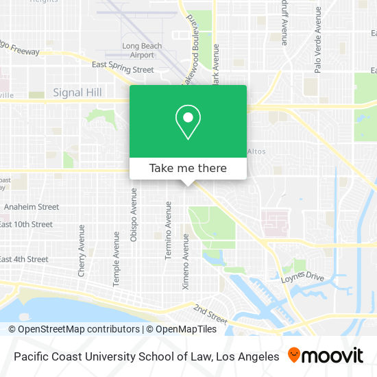 Mapa de Pacific Coast University School of Law