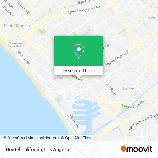 Mapa de Hostel California