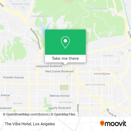 The Vibe Hotel map