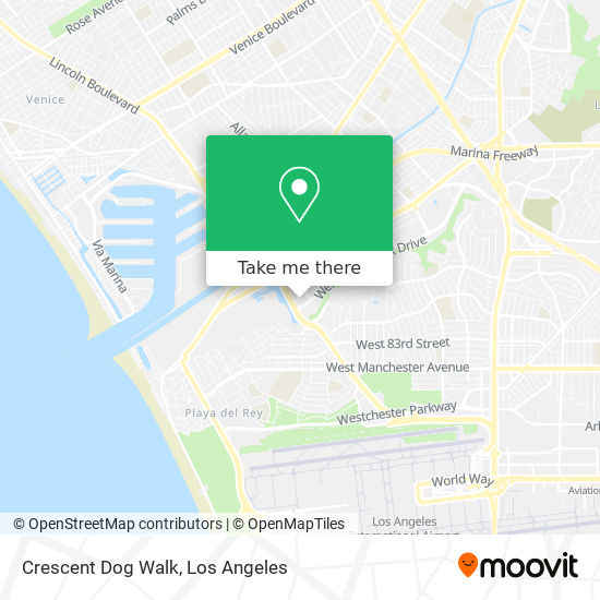 Mapa de Crescent Dog Walk