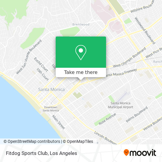 Fitdog Sports Club map