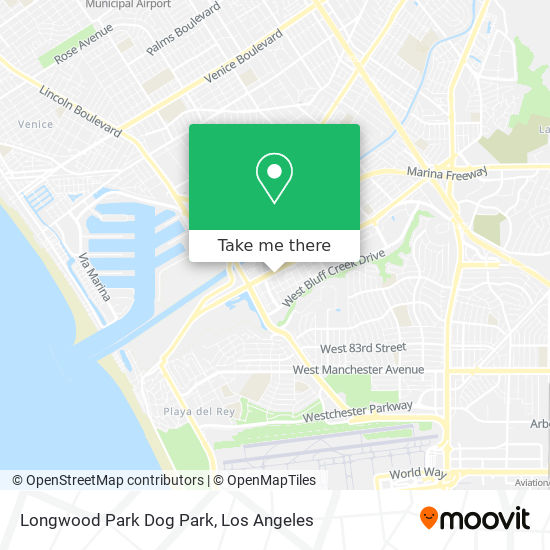 Longwood Park Dog Park map