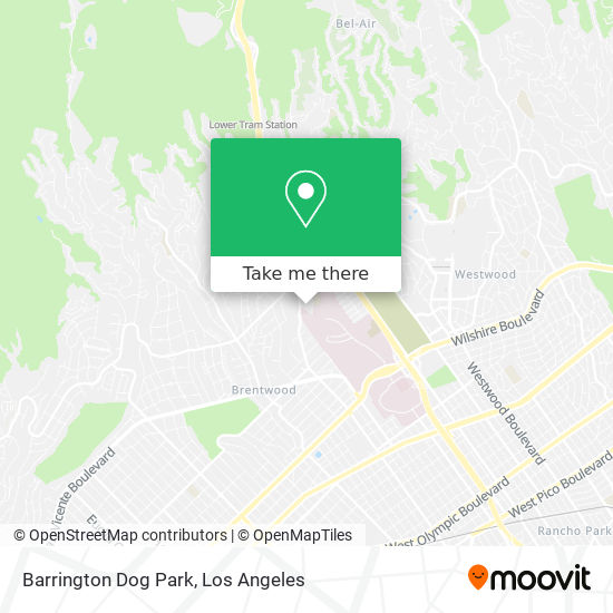 Barrington Dog Park map