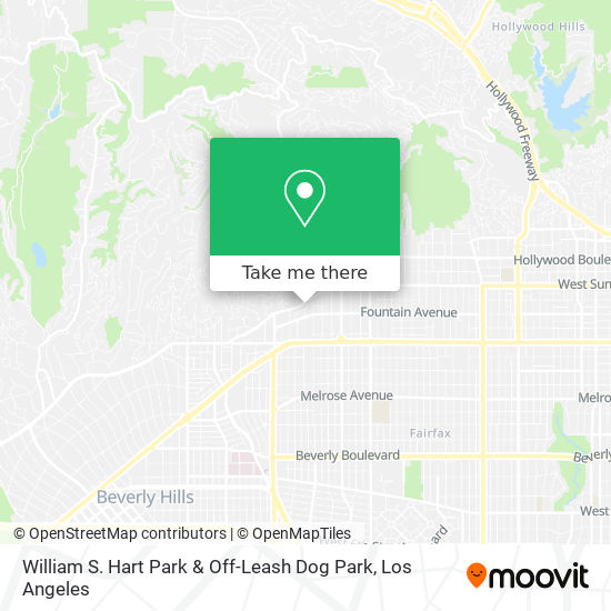 William S. Hart Park & Off-Leash Dog Park map