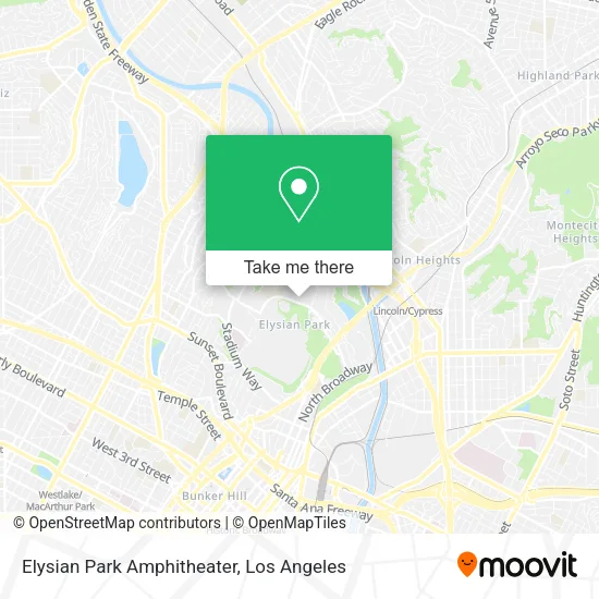 Mapa de Elysian Park Amphitheater