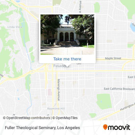 Fuller Theological Seminary map