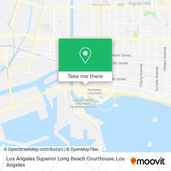Mapa de Los Angeles Superior Long Beach Courthouse