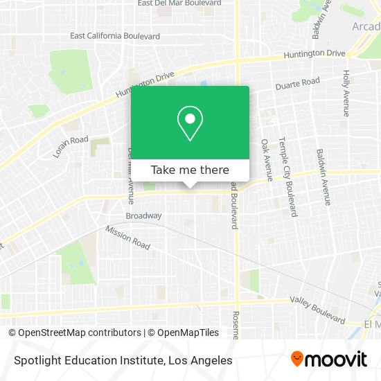 Mapa de Spotlight Education Institute