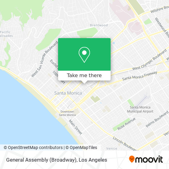 General Assembly (Broadway) map