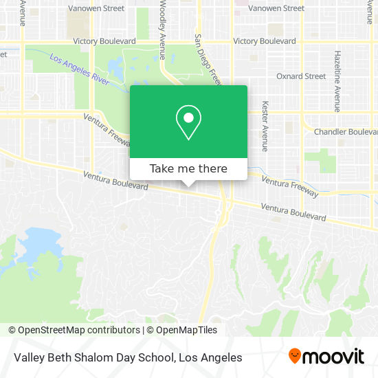 Valley Beth Shalom Day School map