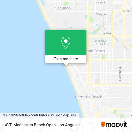 Mapa de AVP Manhattan Beach Open