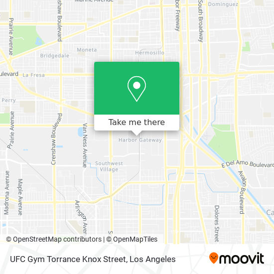 UFC Gym Torrance Knox Street map