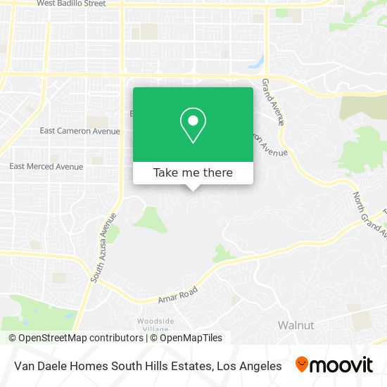 Mapa de Van Daele Homes South Hills Estates