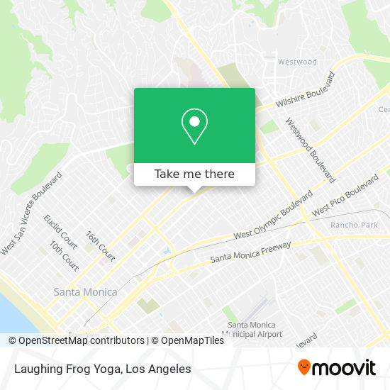Laughing Frog Yoga map
