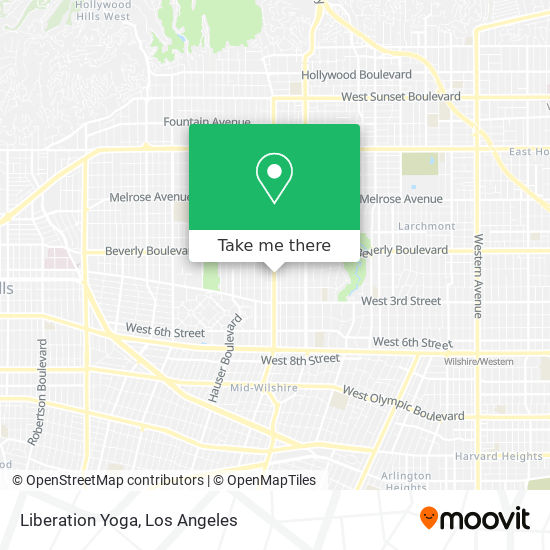 Mapa de Liberation Yoga