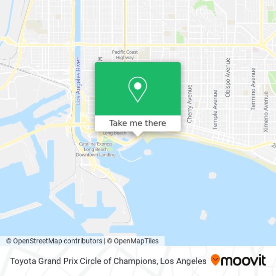 Toyota Grand Prix Circle of Champions map