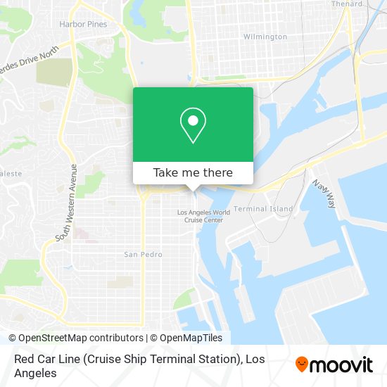 Mapa de Red Car Line (Cruise Ship Terminal Station)