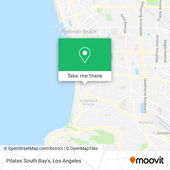 Pilates South Bay's map
