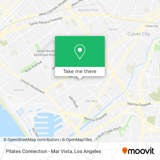 Pilates Connection - Mar Vista map