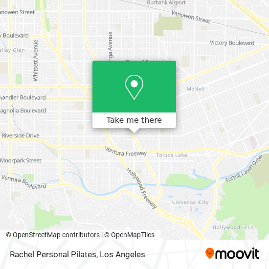 Rachel Personal Pilates map